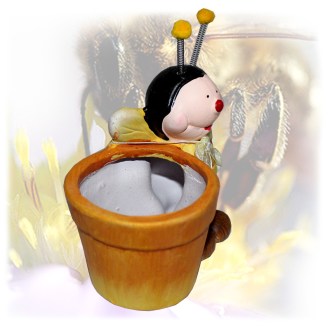 Včielka keramika - kvetináč